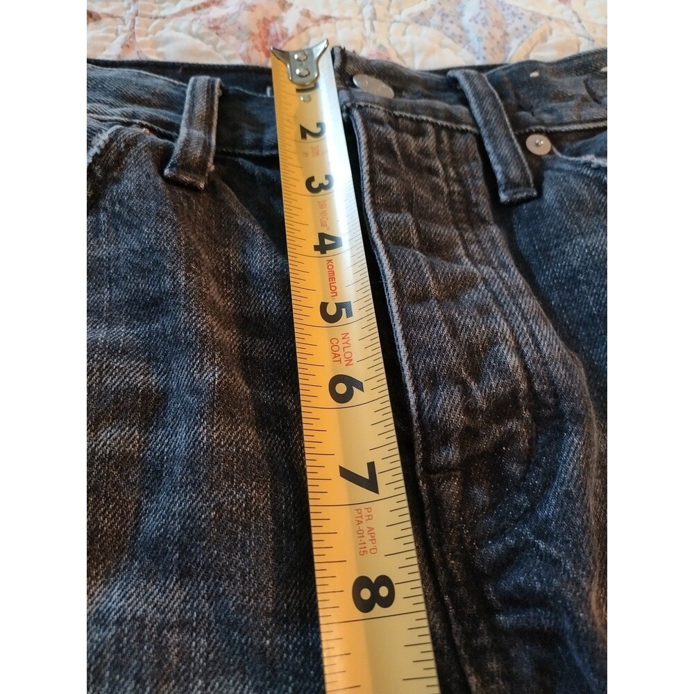 Madewell Jean Shorts High Rise Raw Hem Size 26 - Picture 11 of 11